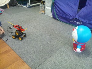 ロボット教室　スタートアップ　自動車ロボット(改造済)